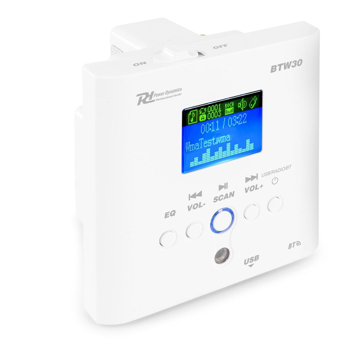 Power Dynamics BTW30 - Sistema de audio para pared 2x15W BT - Tempo Shop