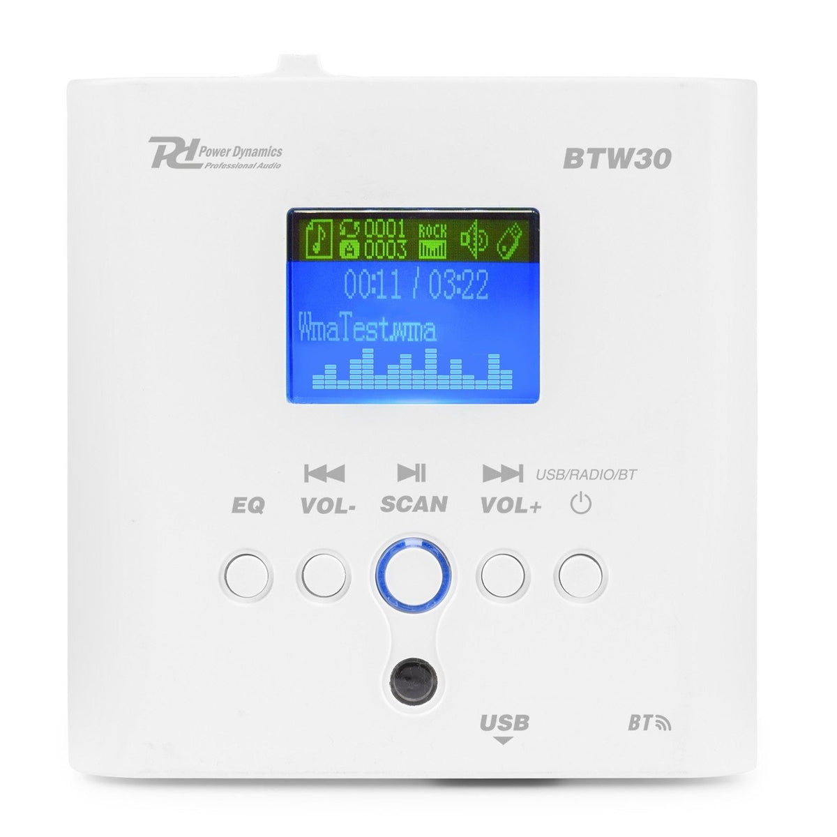 Power Dynamics BTW30SET - Sistema de audio para pared con 2 Altavoces de Techo de 15W - Tempo Shop