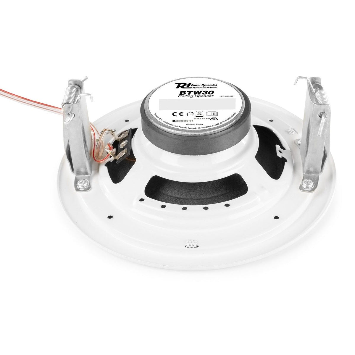 Power Dynamics BTW30SET - Sistema de audio para pared con 2 Altavoces de Techo de 15W - Tempo Shop
