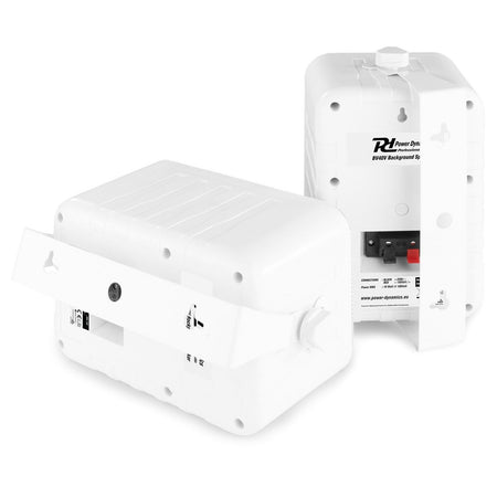 Power Dynamics BV40B - Conjunto de altavoces de ambiente Blanco 4" 100V - Tempo Shop