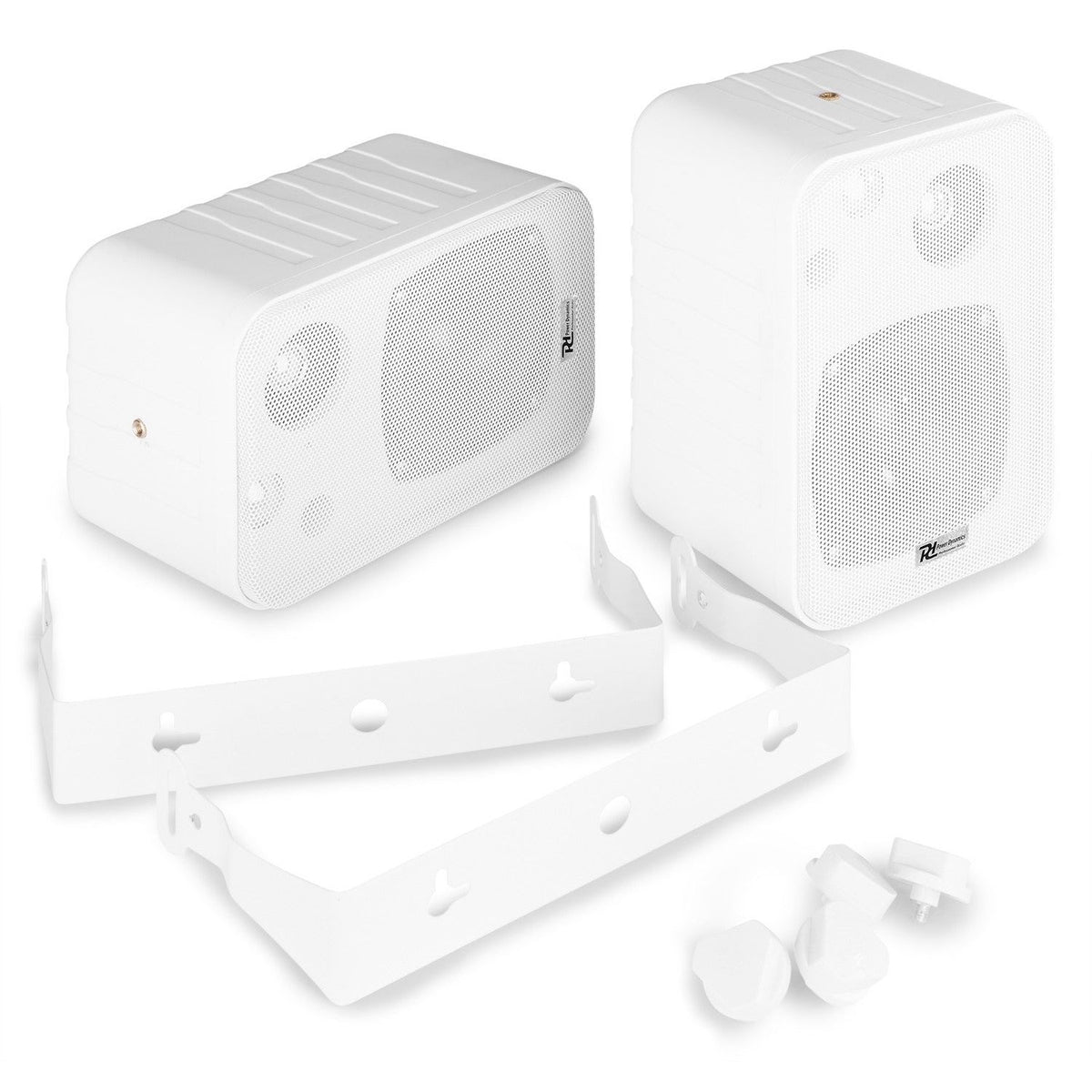 Power Dynamics BV40B - Conjunto de altavoces de ambiente Blanco 4" 100V - Tempo Shop