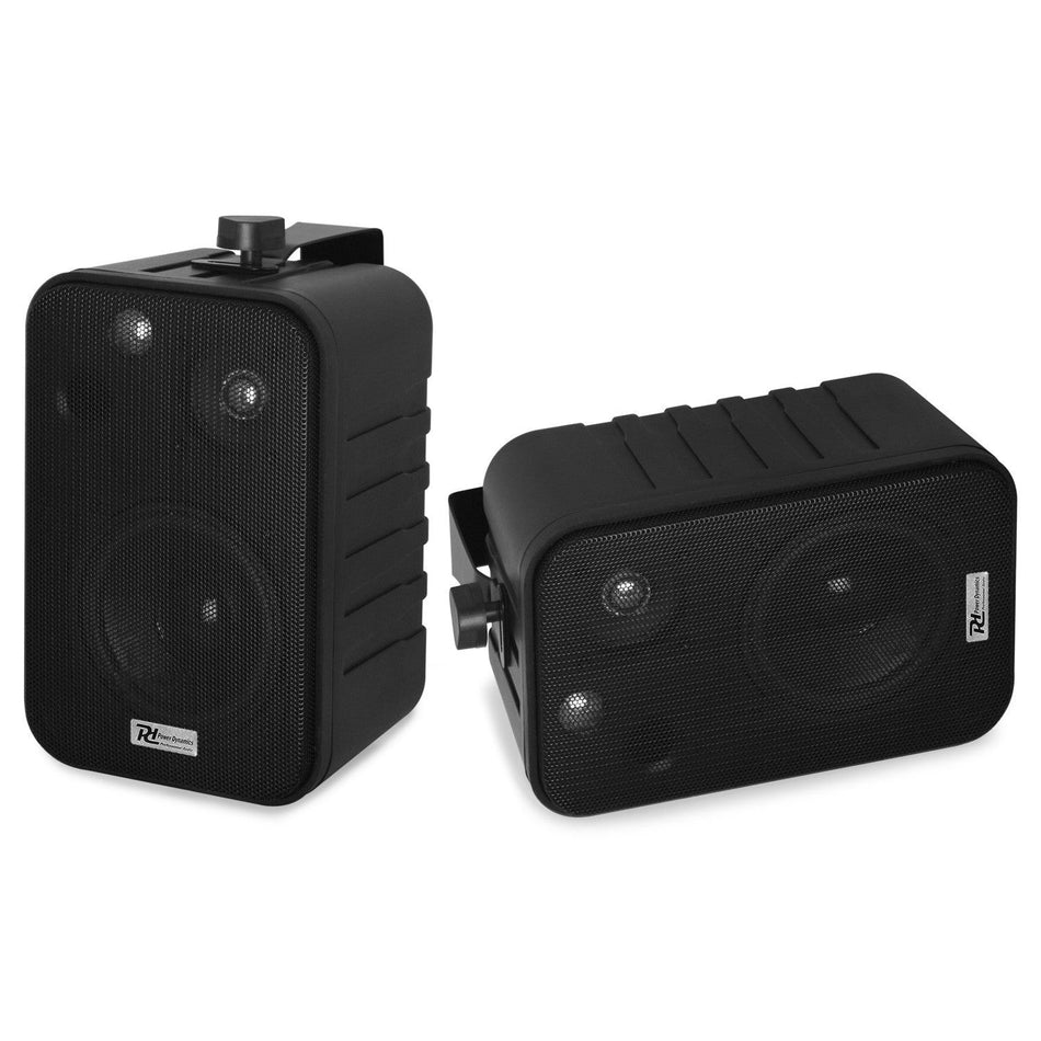 Power Dynamics BV40B - Juego de altavoces de ambiente Negro 4 "100V - Tempo Shop