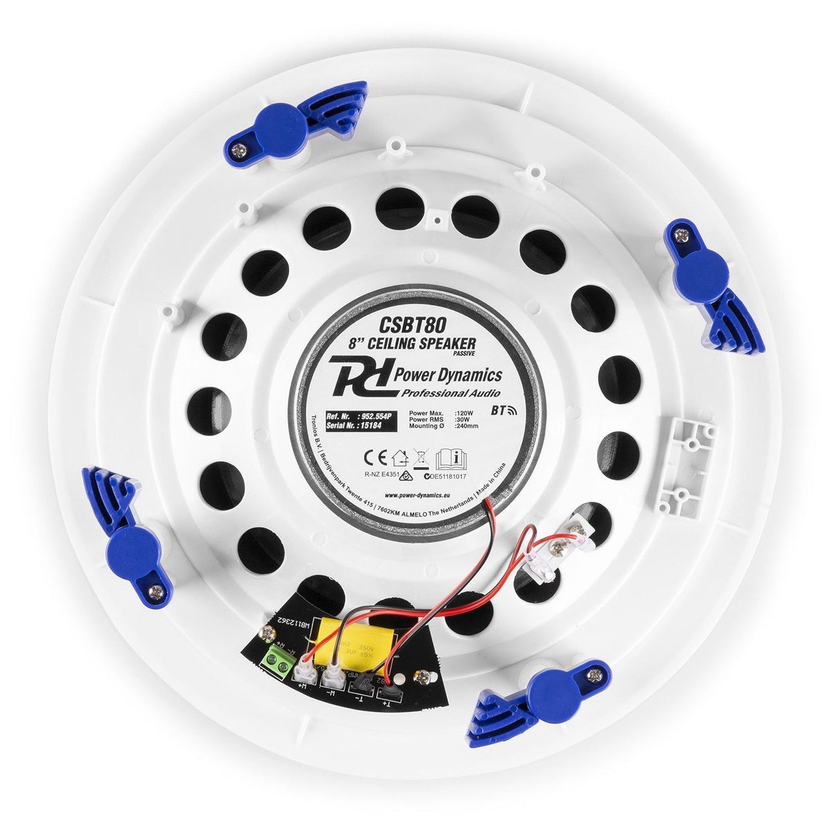 Power Dynamics CSBT80 - Conjunto activo de altavoces de techo con BT - Tempo Shop