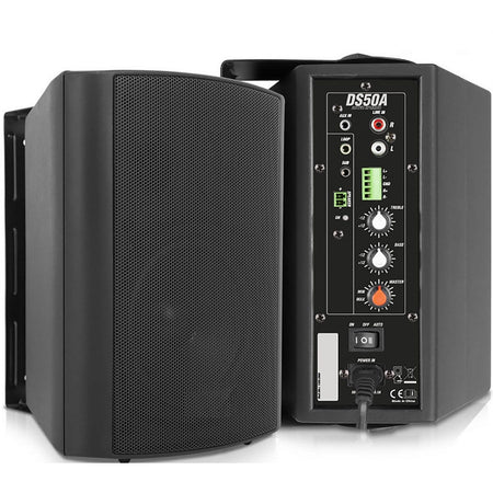 Power Dynamics DS50AB - Conjunto altavoces activo con BT 5.25” 100W Negro - Tempo Shop