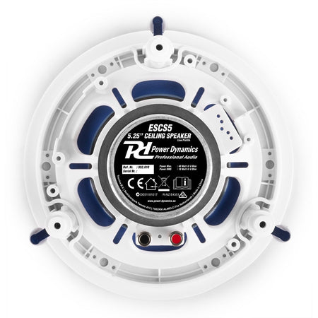 Power Dynamics ESCS5 - Conjunto altavoces de techo de bajo perfil 5,25” - Tempo Shop
