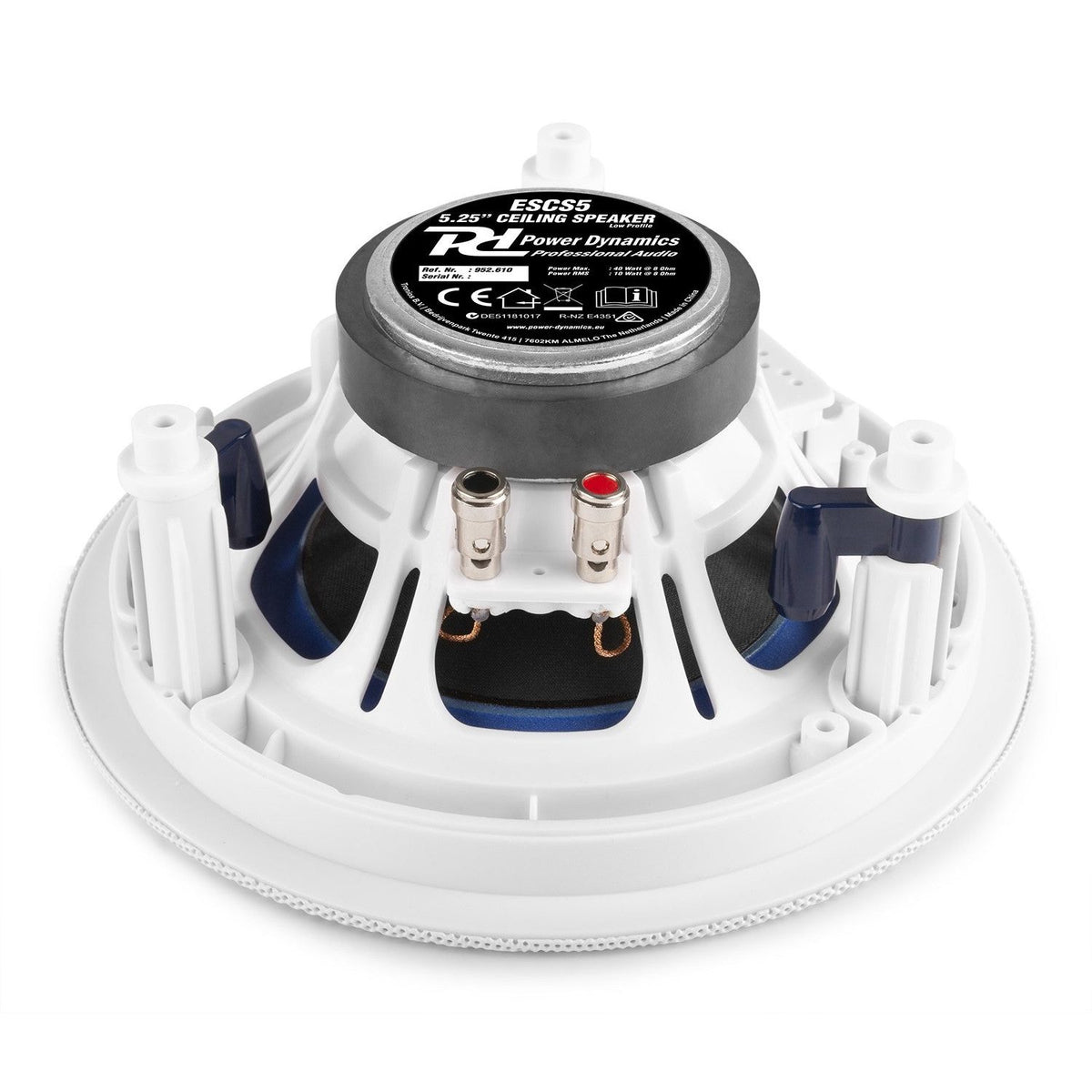 Power Dynamics ESCS5 - Conjunto altavoces de techo de bajo perfil 5,25” - Tempo Shop