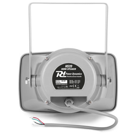 Power Dynamics HS20 - Altavoz exponencial Bocina 20W 100V - IPX6 - Tempo Shop