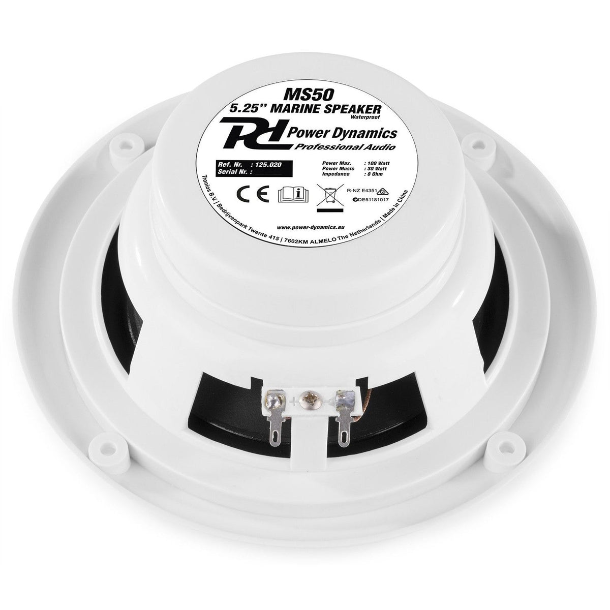 Power Dynamics MS50 - Conjunto altavoces Marino intemperie 5" 80W - Tempo Shop