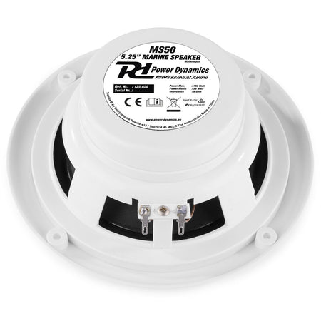 Power Dynamics MS50 - Conjunto altavoces Marino intemperie 5" 80W - Tempo Shop