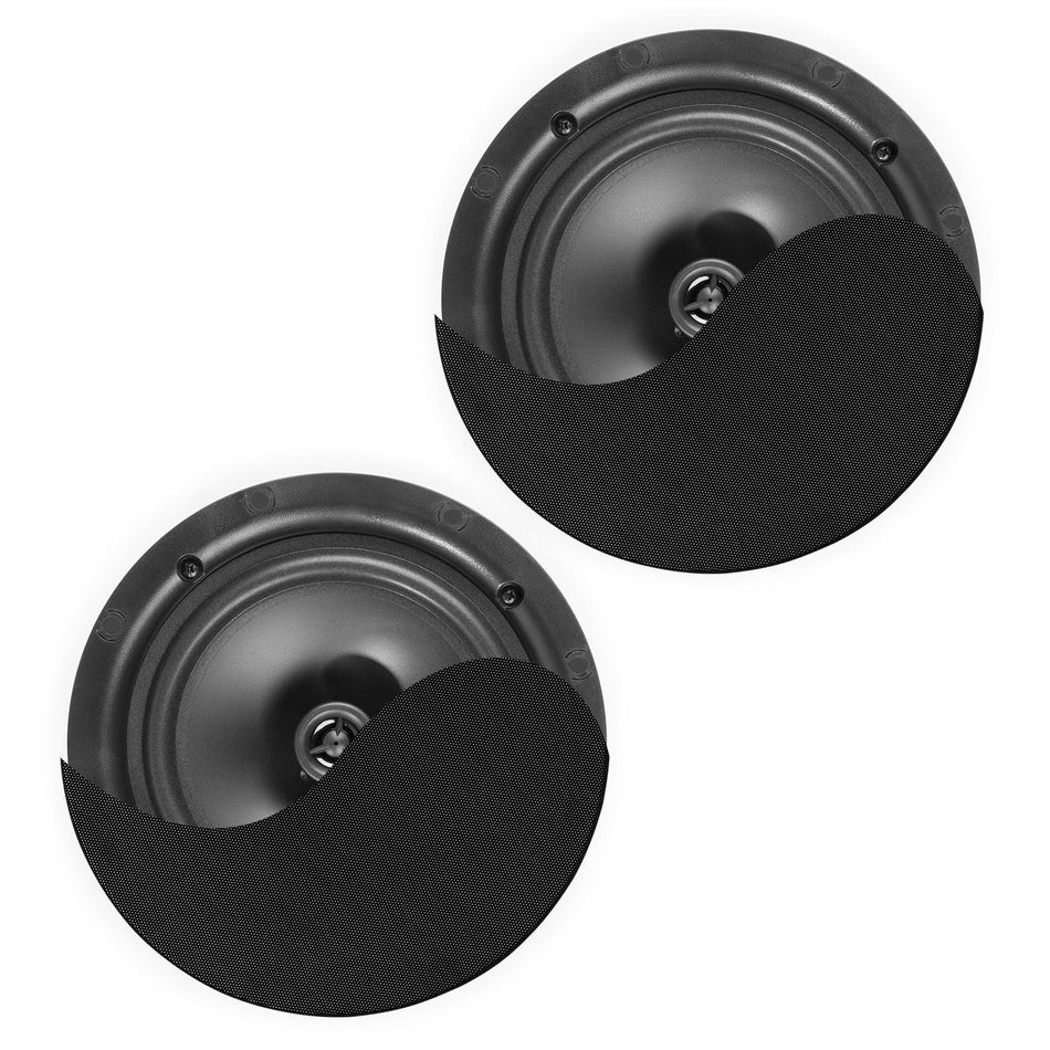 Power Dynamics NCBT8B - Conjunto altavoces de techo de bajo perfil amplificados BT 8" Negro - Tempo Shop