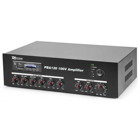 Power Dynamics PBA120 - Amplificador linea 100V 120W - Tempo Shop