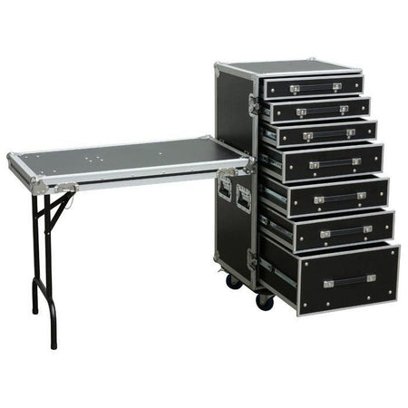 Power Dynamics PD - FA5 - Flightcase de 7 Cajones + Mesa - Tempo Shop