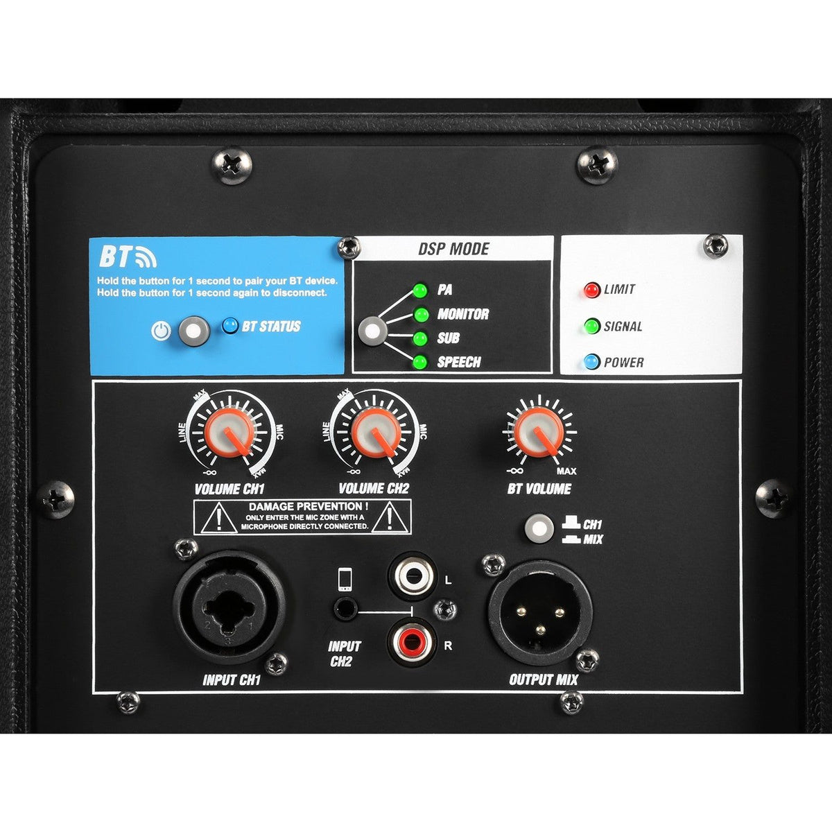 Power Dynamics PD412A - Bafle Activo Bi - amplificado 12" 1400W - Tempo Shop