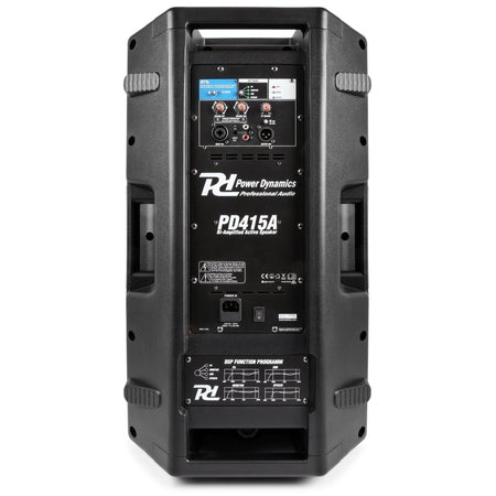 Power Dynamics PD415A - Bafle Activo Bi - amplificado 15" 1400W - Tempo Shop