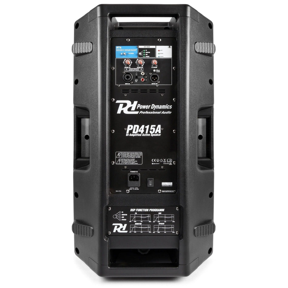 Power Dynamics PD415A - Bafle Activo Bi - amplificado 15" 1400W - Tempo Shop
