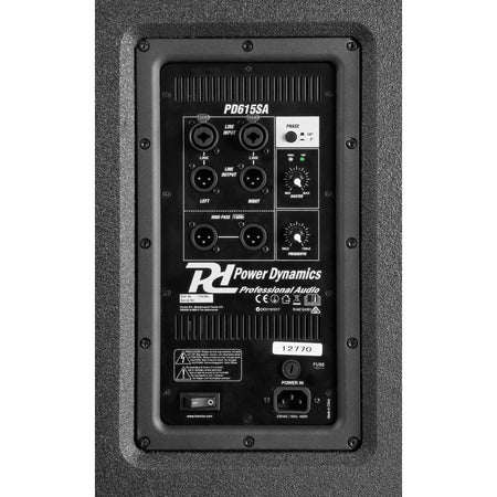 Power Dynamics PD615SA - Subwoofer Activo 15" - Tempo Shop