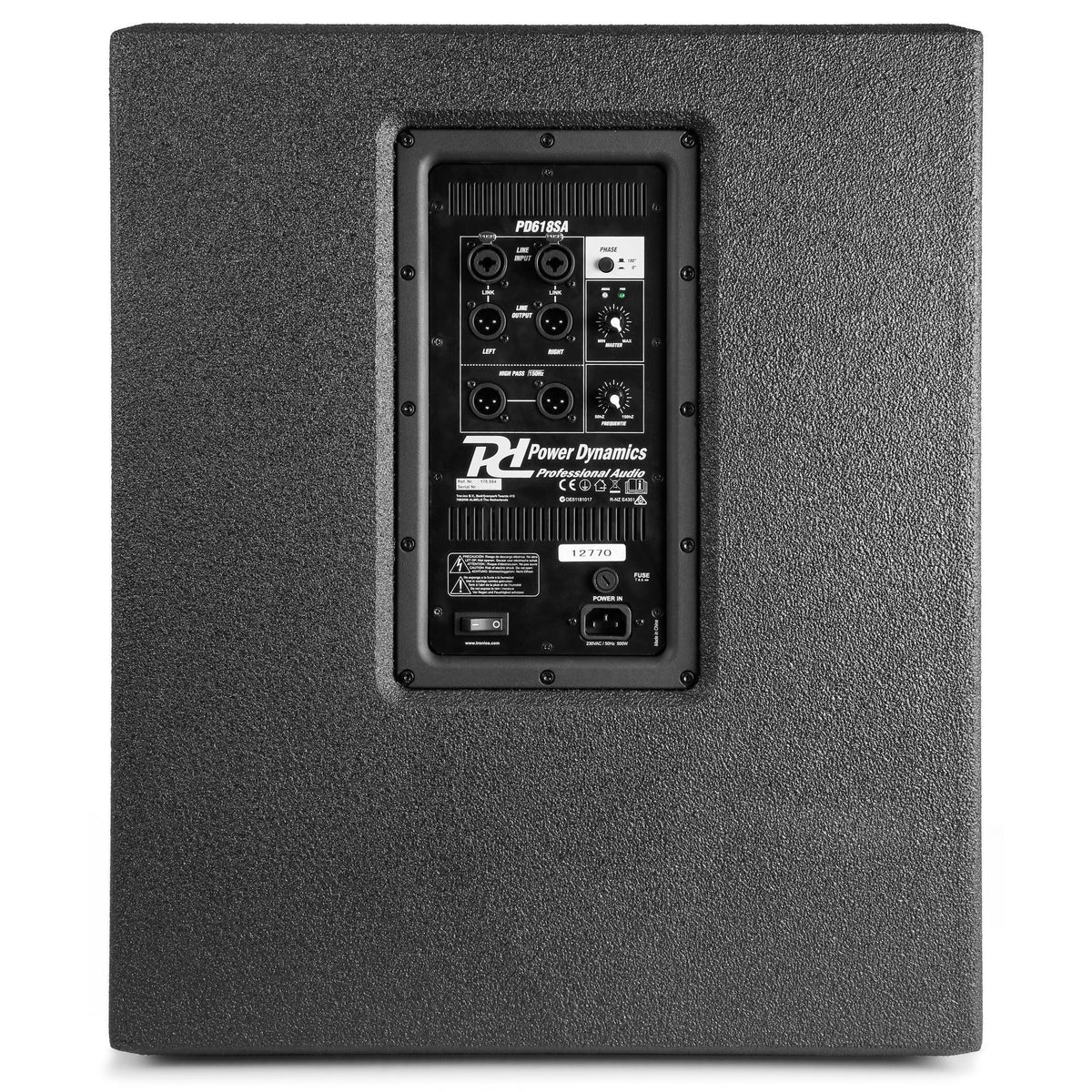 Power Dynamics PD618SA - Subwoofer activo 18'' - Tempo Shop