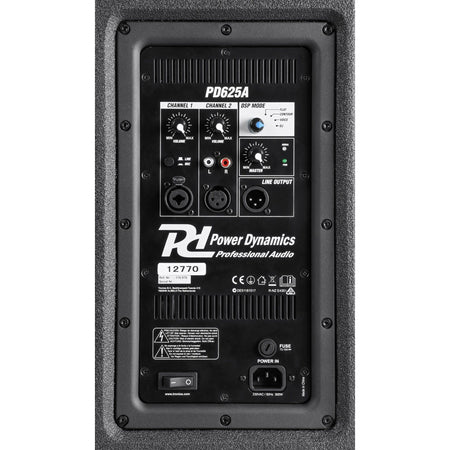 Power Dynamics PD625A - Bafle Activo 2x15" - Tempo Shop
