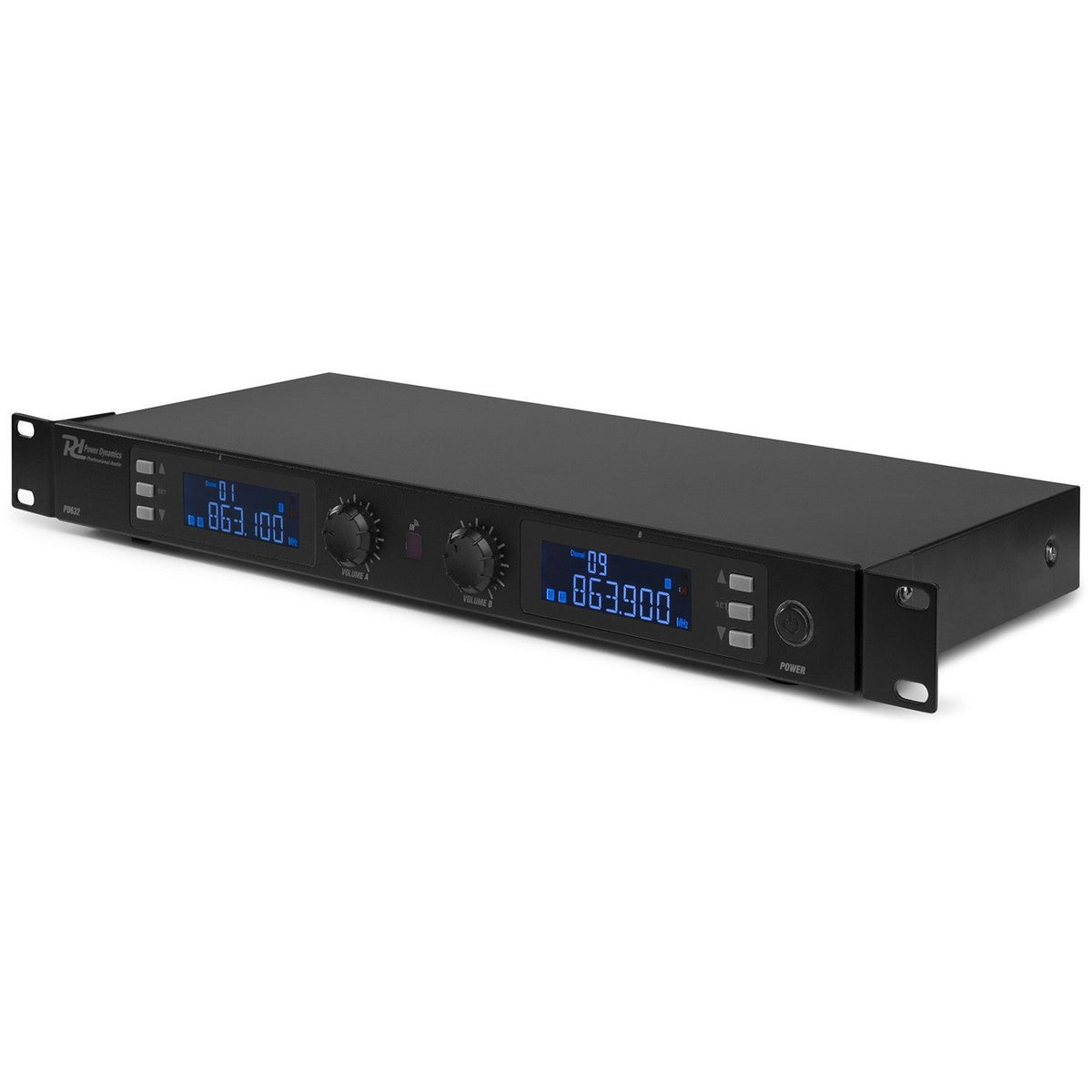 Power Dynamics PD632H - 2x 20 Canales Digital UHF Micro Inalámbrico con 2 micros - Tempo Shop