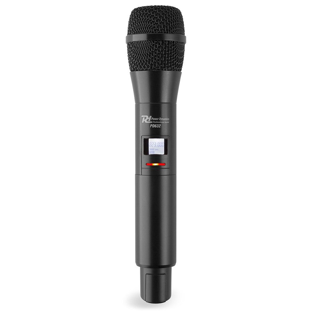 Power Dynamics PD632H - 2x 20 Canales Digital UHF Micro Inalámbrico con 2 micros - Tempo Shop