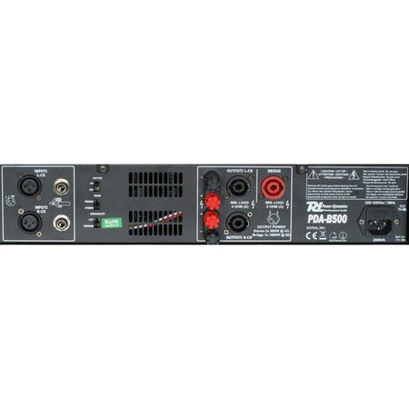 Power Dynamics PDA - B500 - Amplificador Profesional - Tempo Shop