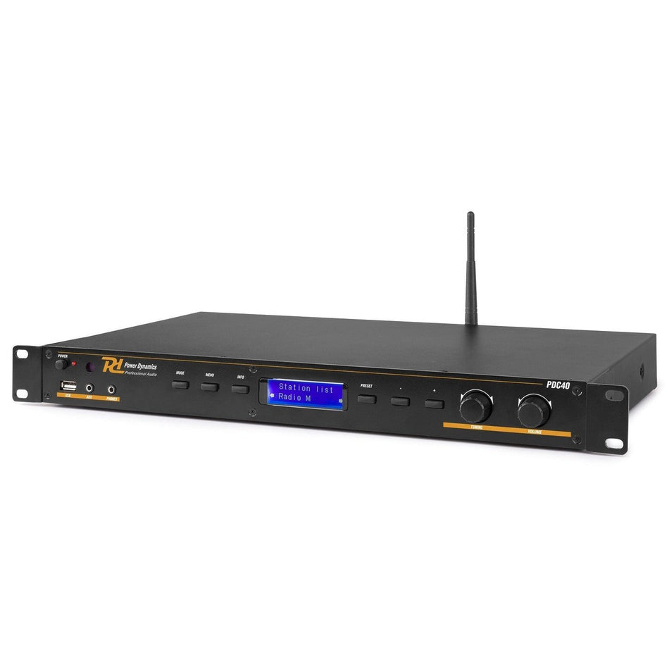Power Dynamics PDC40 - Radio DAB+ sintonizador FM/USB/BT - Tempo Shop