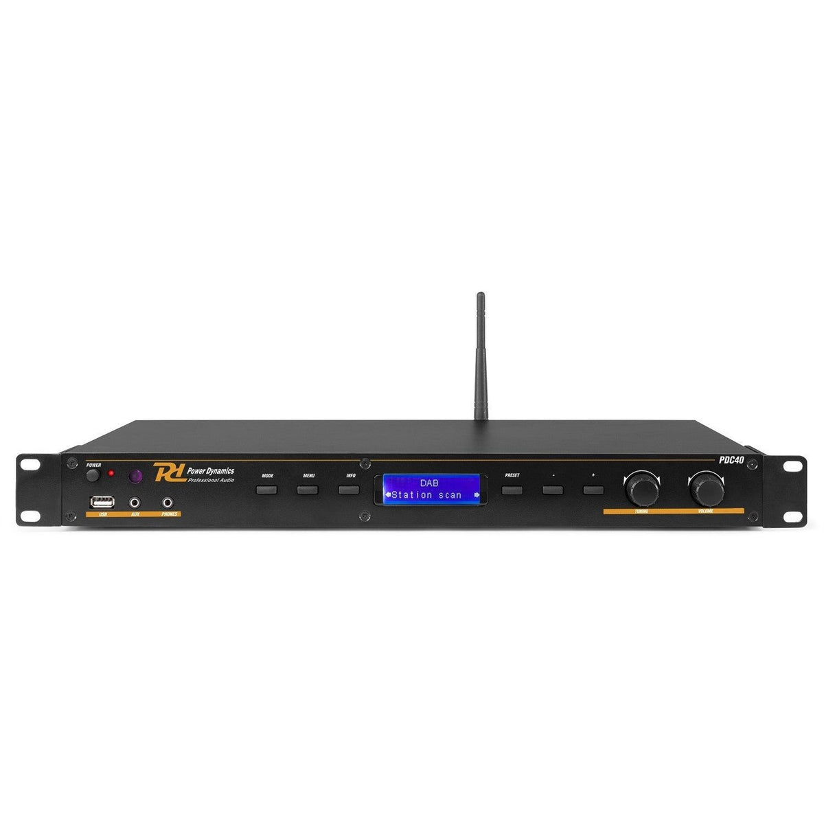Power Dynamics PDC40 - Radio DAB+ sintonizador FM/USB/BT - Tempo Shop