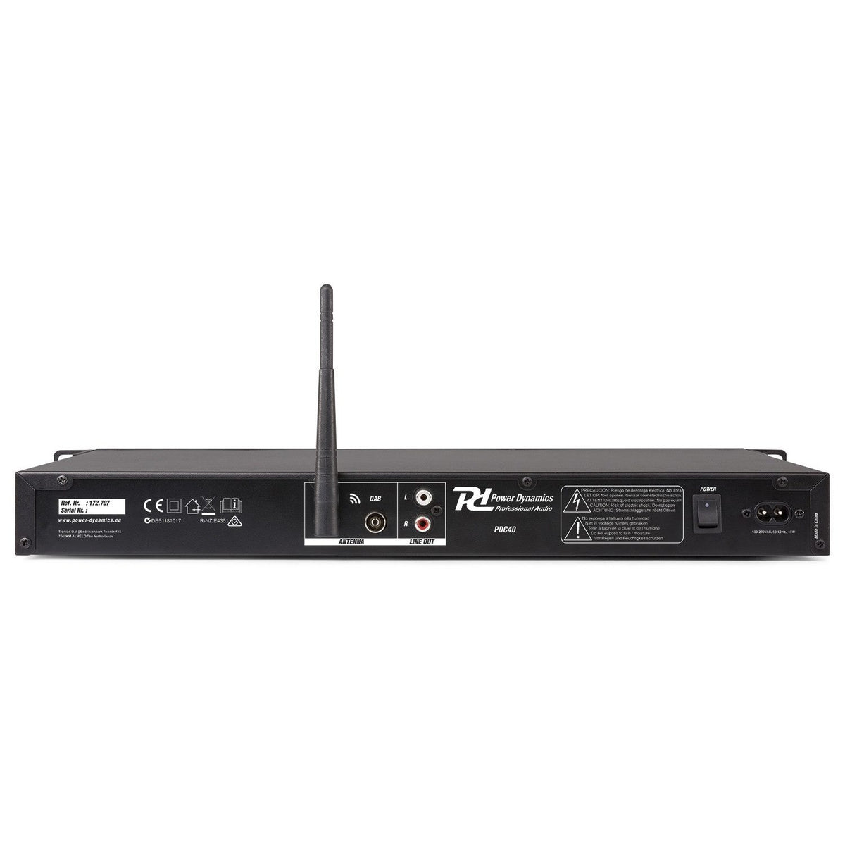 Power Dynamics PDC40 - Radio DAB+ sintonizador FM/USB/BT - Tempo Shop