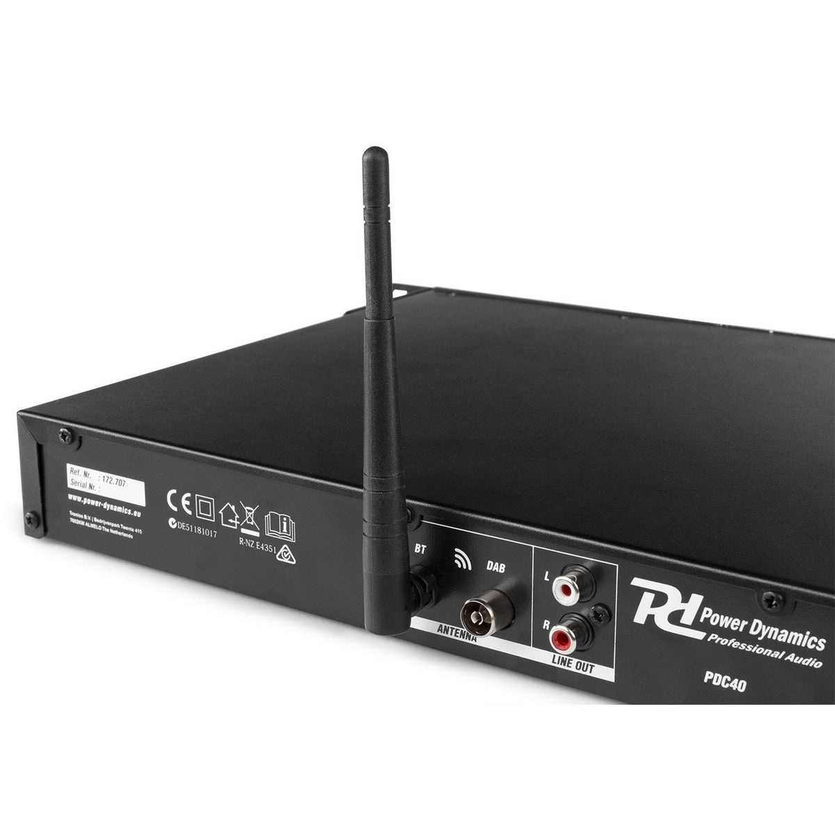 Power Dynamics PDC40 - Radio DAB+ sintonizador FM/USB/BT - Tempo Shop