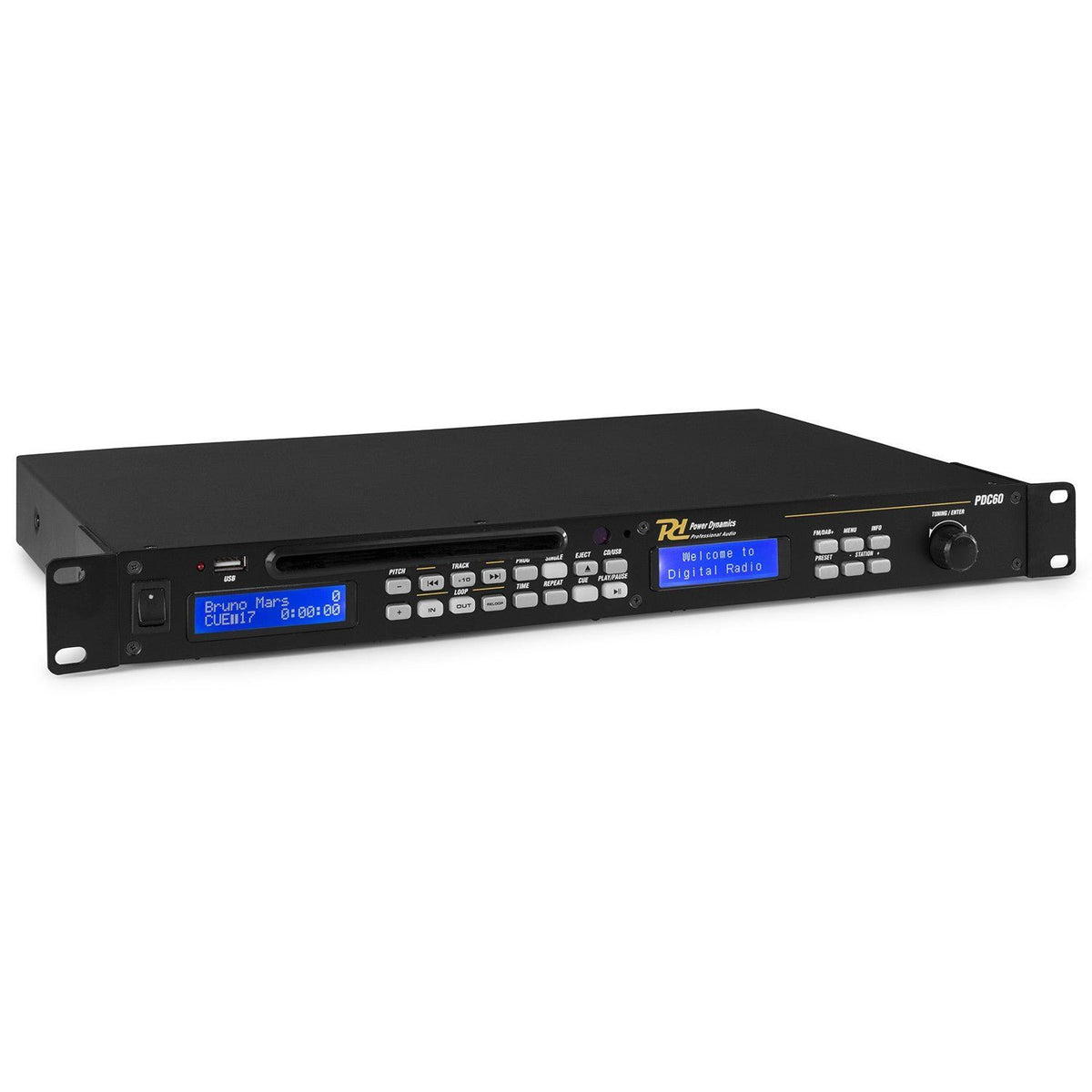 Power Dynamics PDC60 - Reproductor con USB/CD y radio FM/DAB+ - Tempo Shop