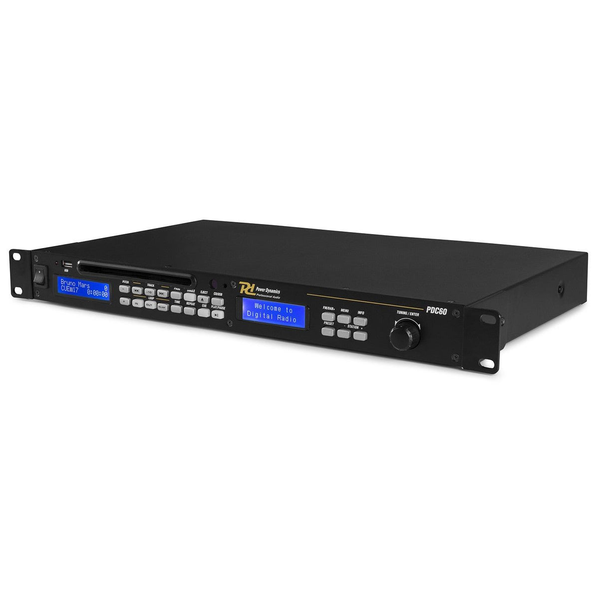 Power Dynamics PDC60 - Reproductor con USB/CD y radio FM/DAB+ - Tempo Shop