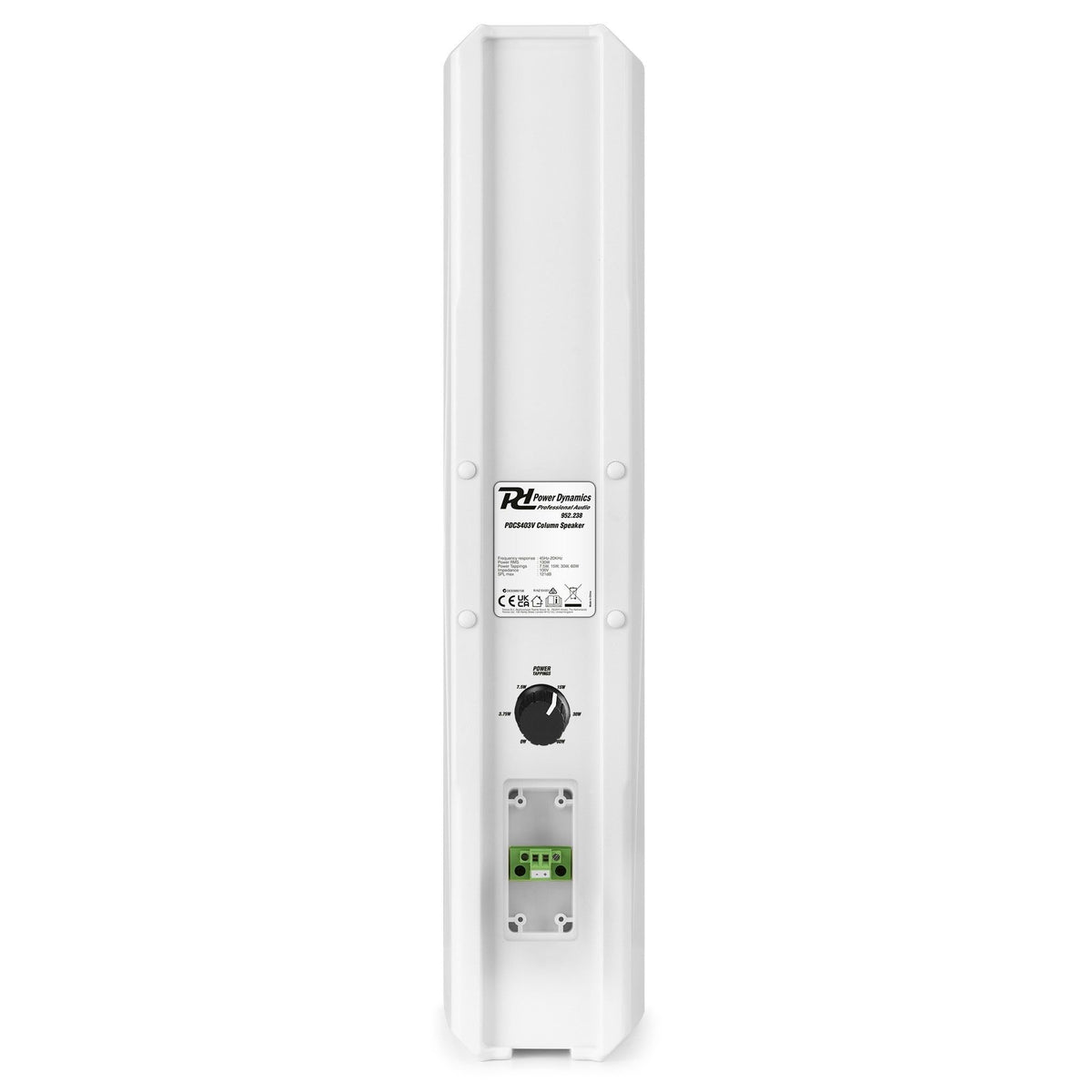 Power Dynamics PDCS403V - Columna acústica 100V Blanca - Tempo Shop