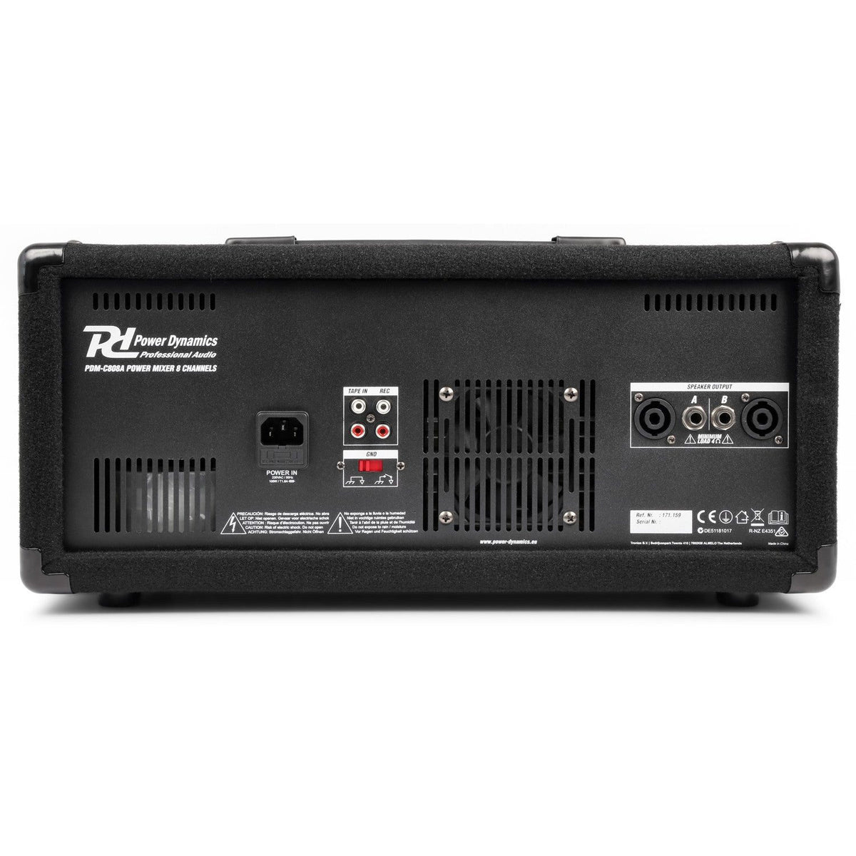 Power Dynamics PDM - C805A - Mezclador 8 canales con amplificador - Tempo Shop