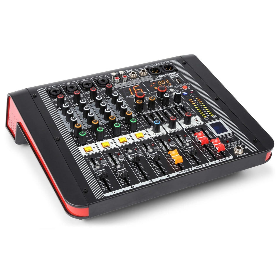 Power Dynamics PDM - M404A - Mezclador directo amplificado 4 canales - Tempo Shop