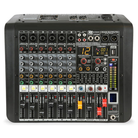 Power Dynamics PDM - M604A - Mezclador directo amplificado 6 canales - Tempo Shop