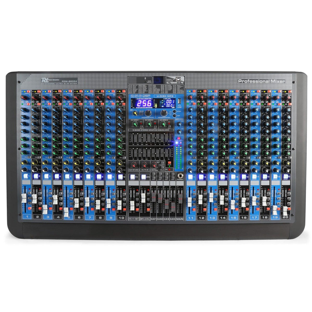 Power Dynamics PDM - S2004 - Mezclador 20 canales Doble uso - Tempo Shop