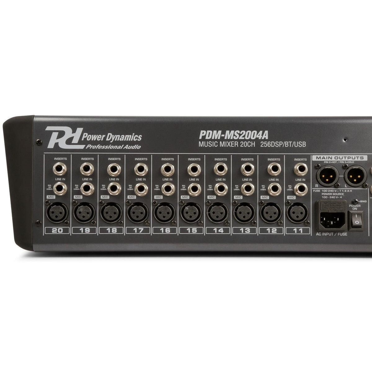 Power Dynamics PDM - S2004 - Mezclador 20 canales Doble uso - Tempo Shop