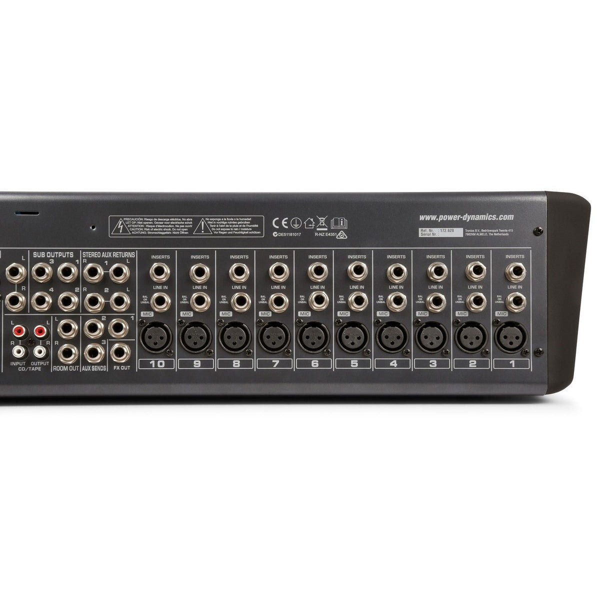 Power Dynamics PDM - S2004 - Mezclador 20 canales Doble uso - Tempo Shop