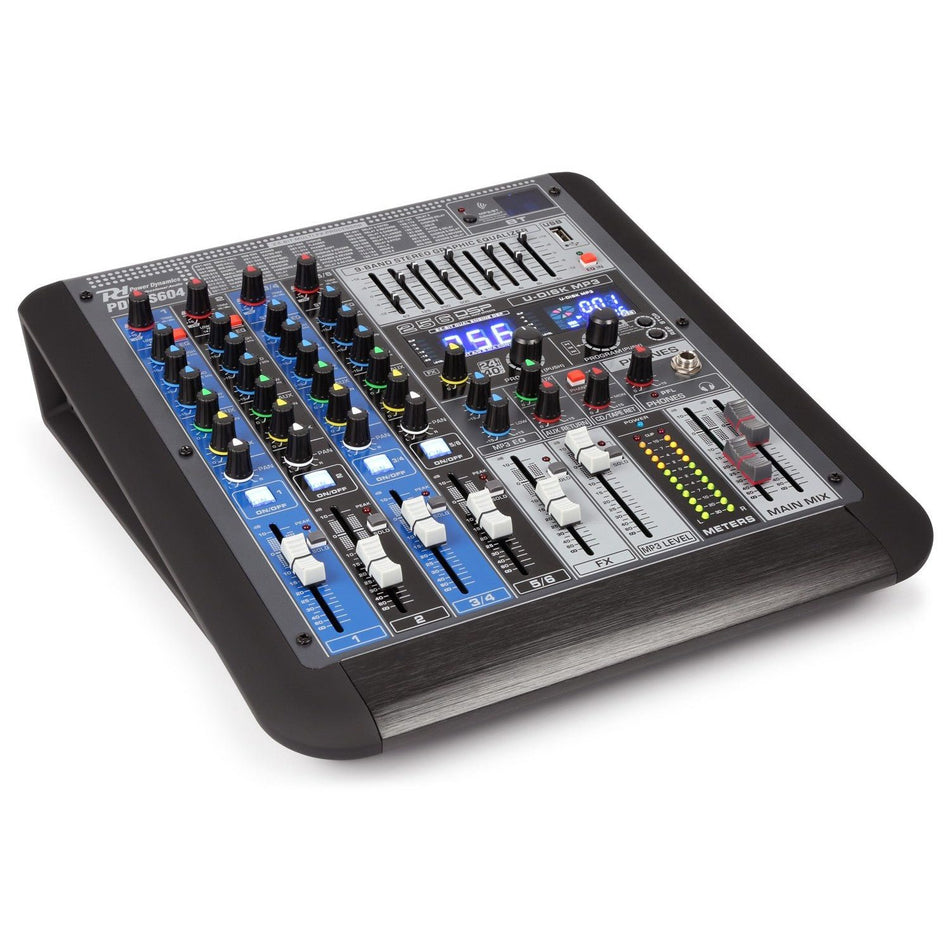 Power Dynamics PDM - S604 - Mezclador analógico 6 canales Profesional - Tempo Shop