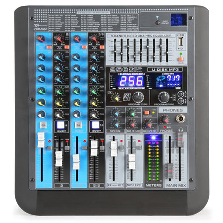 Power Dynamics PDM - S604 - Mezclador analógico 6 canales Profesional - Tempo Shop