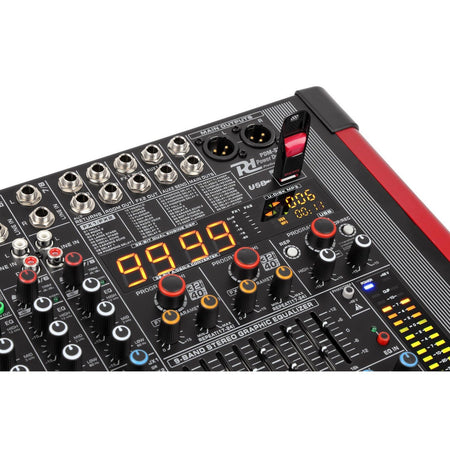 Power Dynamics PDM - S804A - Mezclador amplificado de escenario 8 canales - Tempo Shop