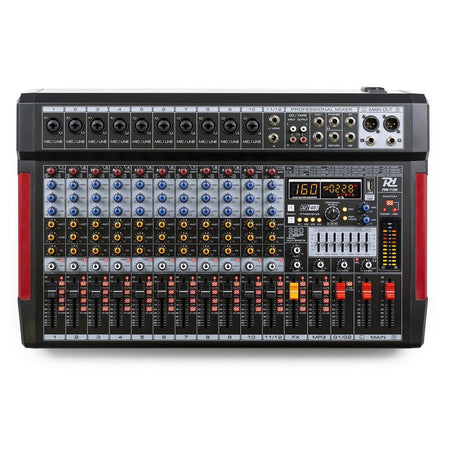 Power Dynamics PDM - T1204 - Mezclador de directo 12 canales DSP/MP3 - Tempo Shop