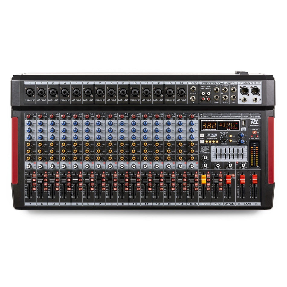 Power Dynamics PDM - T1604 - Mezclador de directo 16 canales DSP/MP3 - Tempo Shop