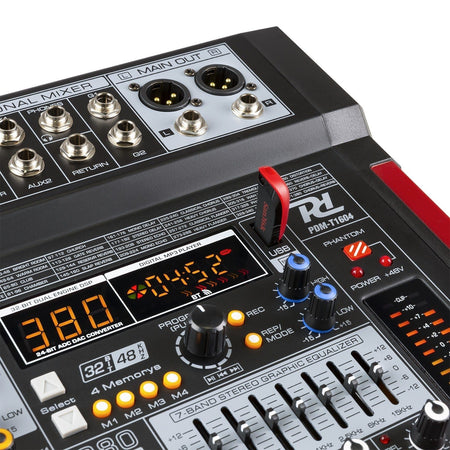 Power Dynamics PDM - T1604 - Mezclador de directo 16 canales DSP/MP3 - Tempo Shop