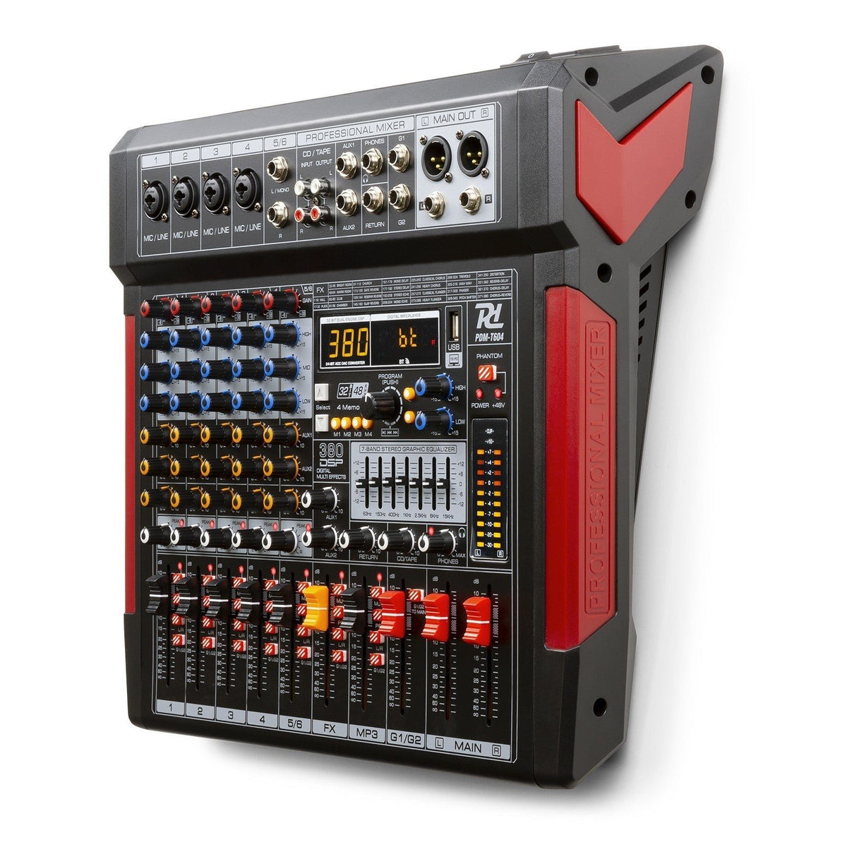 Power Dynamics PDM - T604 - Mezclador de directo 6 canales DSP/MP3 - Tempo Shop