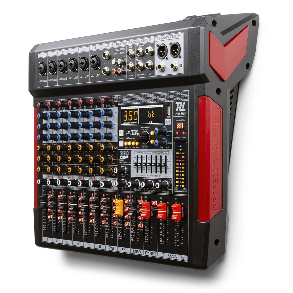 Power Dynamics PDM - T804 - Mezclador de directo 8 canales DSP/MP3 - Tempo Shop