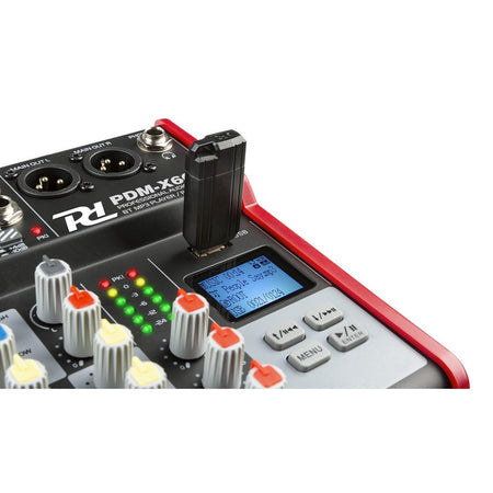 Power Dynamics PDM-X601 - Mezclador Musical de Estudio 6 Canales con USB y Bluetooth - Tempo Shop