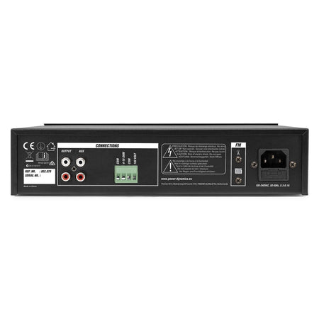 Power Dynamics PDM45 - Mezclador – Amplificador 100V con BT y reproductor media 45W - Tempo Shop
