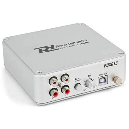 Power Dynamics PDX015 - USB Pre amplificador de Phono con Software - Tempo Shop