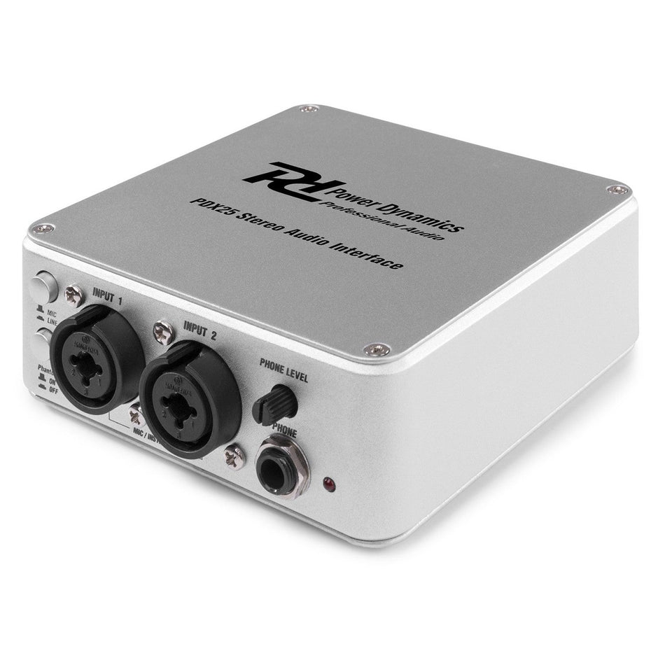 Power Dynamics PDX25 - Interface de audio USB 2Canales - Tempo Shop